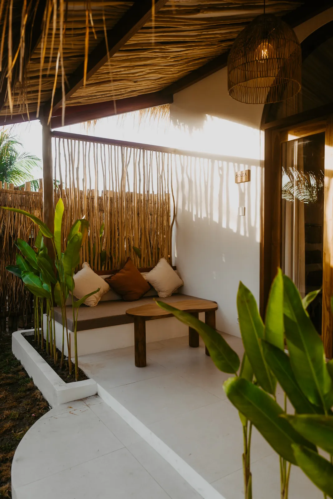 Exterior of the new double bungalows at Luana Lombok
